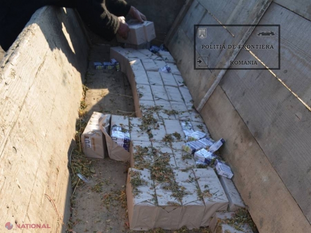 Metodă inedită pentru transportul țigărilor de contrabandă
