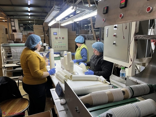 Pahare și farfurii de unică folosință, produse la Strășeni: Agentul economic, care plătește salarii de până la 20 000 de lei pe lună, vrea să treacă la program de lucru non-stop