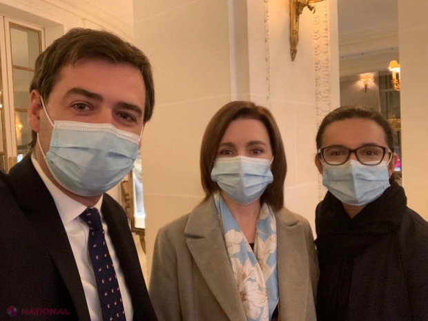 FOTO // Președinta Maia Sandu a ajuns la Paris: „În aceste două zile consolidăm și parteneriatul nostru bilateral cu Franța”