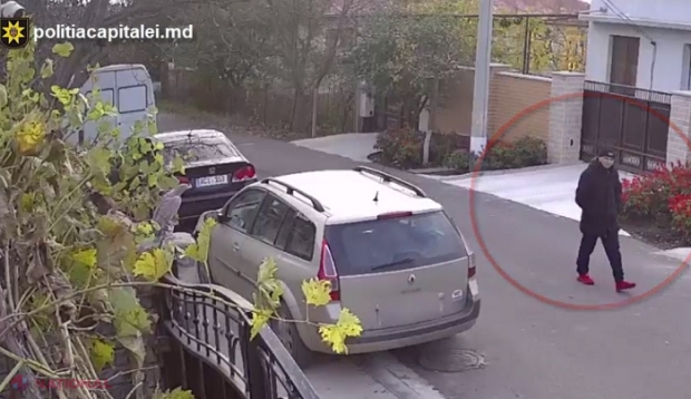 RECUNOAȘTEȚI insul din imagini? Este căutat de Poliție, după ce ar fi furat bijuterii în valoare de peste 180 de mii de lei dintr-o locuință din Chișinău
