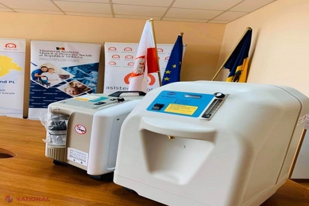 FOTO // Polonia a donat concentratoare de OXIGEN portabile instituțiilor medicale din R. Moldova