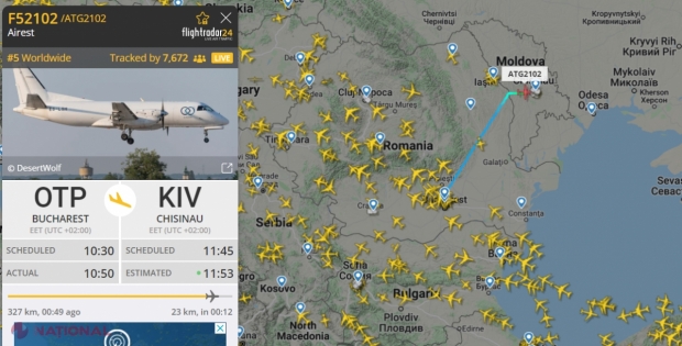 Avioanele care au primit autorizație să aterizeze astăzi în R. Moldova