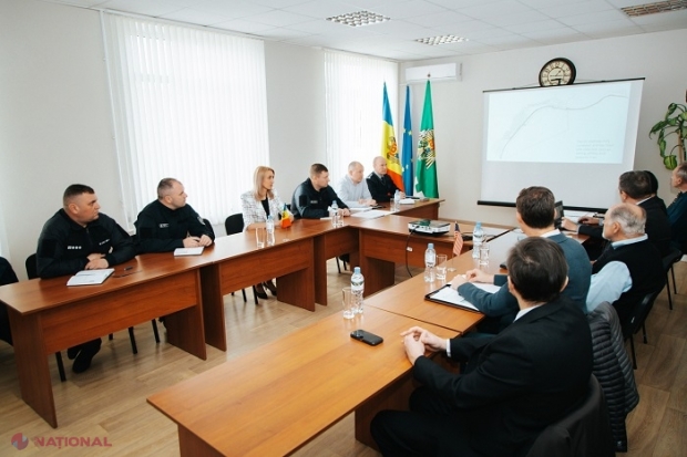 Sistem video instalat de-a lungul drumului de tranzit, în regiunea satului Palanca, pentru prevenirea traficului de materiale nucleare