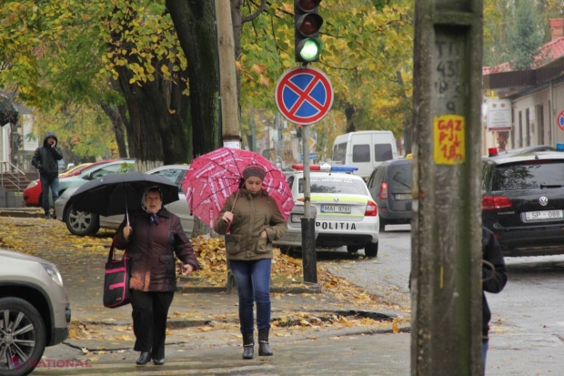 Ploi și vânt PUTERNIC în R. Moldova! Meteorologii au emis Cod PORTOCALIU