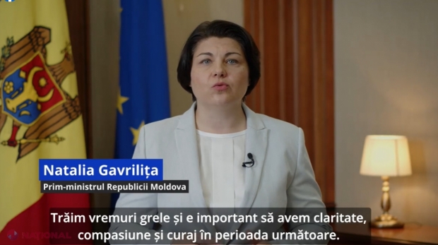 VIDEO // Prim-ministra Gavrilița, ADRESARE către cetățenii R. Moldova. Șefa Guvernului anunță vremuri grele, dar și ACȚIUNI ferme pentru susținerea populației: „Vom face din septembrie luna CREȘTERII”