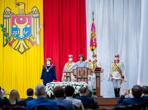 Când ar putea avea loc ceremonia de învestire a Maiei Sandu în funcția de șefă a statului pentru a doua oară