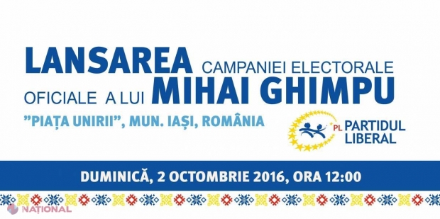 NEAȘTEPTAT // Unde a decis să se lanseze în campania prezidențială liberalul Mihai Ghimpu