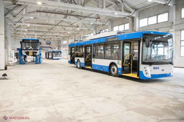 VIDEO // R. Moldova, PRODUCĂTOR de troleibuze. Costul unei unități de transport este de peste 300 de mii de euro, de două ori mai mic decât media de piață: „Avem ideea de a produce și tramvaie”