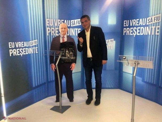 FOTO // Usatîi l-a adus pe Dodon la DEZBATERILE electorale de la Pro TV: „Să stea frumos aici, cu kuliokul”