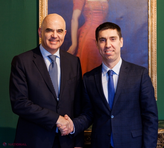 R. Moldova se pregătește să preia președinția Comitetului de Miniștri al Consiliului Europei: Întâlnire între Mihai Popșoi și Alain Berset