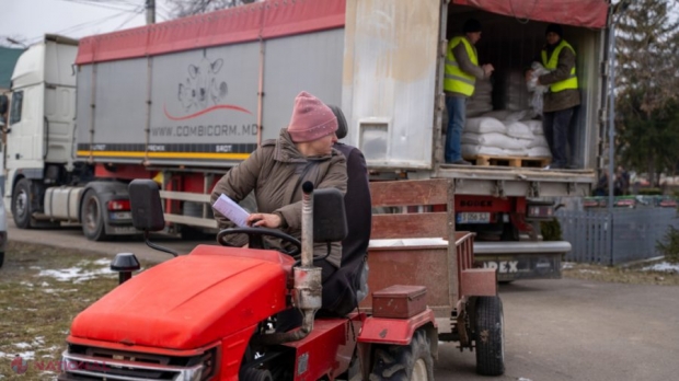 Sprijin FAO: 44 de gospodării din Căzănești au primit 17 tone de furaje pentru animale