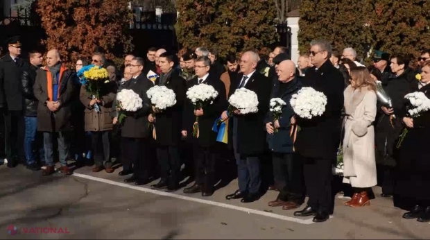 Gest de solidaritate la Chișinău: Oficialii moldoveni onorează lupta Ucrainei după trei ani de război