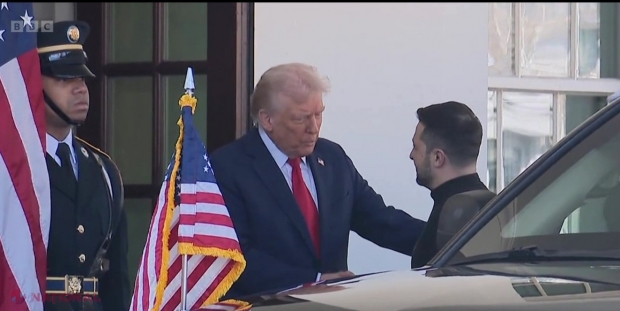 Zelenski întâmpinat personal de Trump la Casa Albă: discuții despre resurse și securitate pentru Ucraina