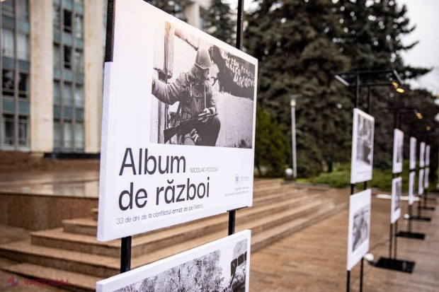 Comemorare emoționantă la Chișinău: expoziție foto dedicată eroilor războiului de pe Nistru, deschisă în fața Guvernului