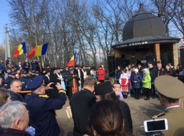 Eroii căzuți în războiul moldo-rus din 1992, comemorați la Fântâna Eroilor din satul Varnița, Anenii Noi