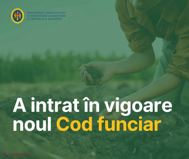 Noul Cod funciar al Republicii Moldova intră în vigoare: Ce schimbări aduce pentru gestionarea terenurilor agricole și protecția resurselor naturale