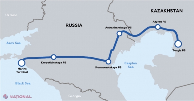 Măsură rusească afectează exportul de petrol kazah prin conducta CPC amid tensiuni OPEC+