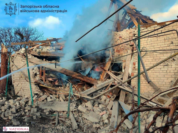 Atacuri rusești cu drone la Zaporojie și Harkov: un mort și zece răniți în Ucraina