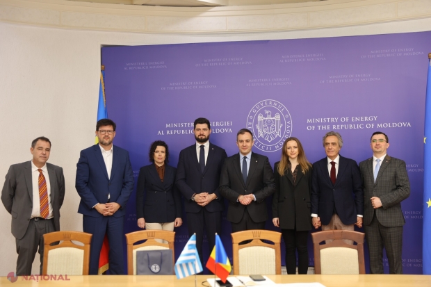 Coridorul vertical al gazelor naturale, în prim-planul discuțiilor între ministrul Energiei și delegația greacă la Chișinău