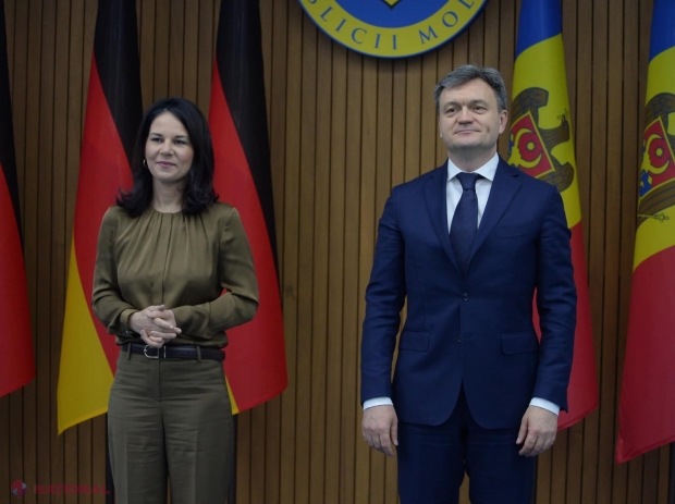 Germania, scut pentru R. Moldova în fața Rusiei. Ministra Baerbock: Moscova a încercat să destabilizeze R. Moldova, inclusiv prin șantaj energetic, dar strategia acesteia a dat greș, grație guvernării proeuropene de la Chișinău