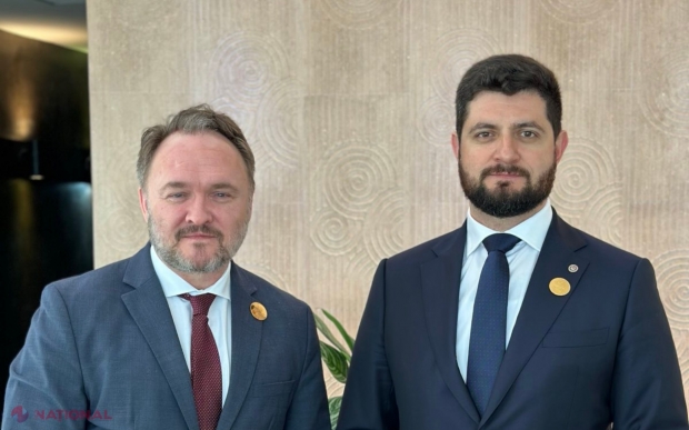 Ministrul Energiei, Dorin Junghietu, discută cu oficiali europeni și azeri despre diversificarea gazelor și consolidarea independenței energetice a Moldovei la Baku