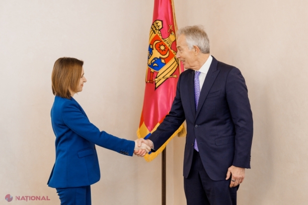 Tony Blair asigurări date Maiei Sandu privind sprijinirea autorităților din R. Moldova în eforturile lor de a îmbunătăți condițiile de viață ale cetățenilor