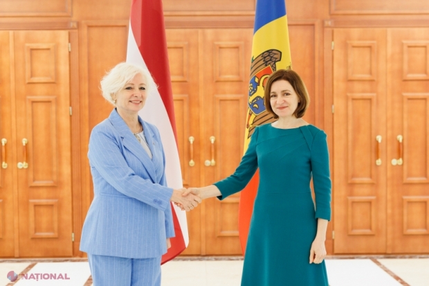Președinta Parlamentului Letoniei, sprijin puternic pentru parcursul european al R. Moldova: Discuții cu Maia Sandu despre securitatea regională