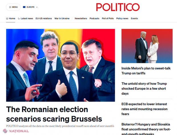 Alegerile prezidențiale din România: Bruxelles-ul urmărește cu îngrijorare ascensiunea naționaliștilor și potențiale schimbări pro-europene