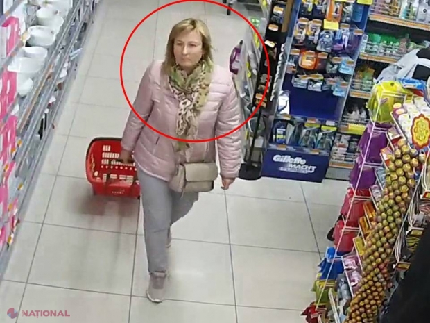 VIDEO RUȘINOS // Ce-a făcut această doamnă respectabilă într-un supermarket din Chișinău: Poliția o caută