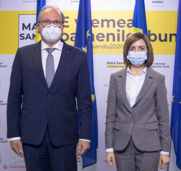 Maia Sandu, întâlnire cu Ambasadorul Daniel Ioniță: „România a fost mereu un prieten bun pentru cetățenii noștri, mai ales în perioade complicate. Suntem foarte recunoscători”