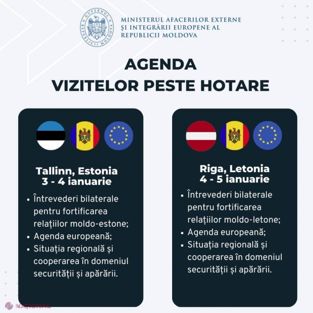 Vicepremierul Nicu Popescu își începe anul diplomatic cu vizite de lucru în Estonia și Letonia