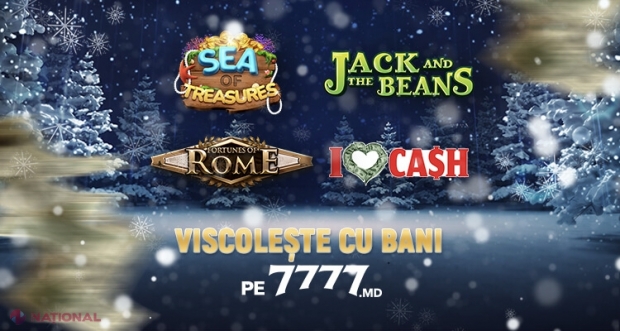 Decembrie a început în FORȚĂ pentru mai mulți utilizatori ai site-ului 7777.md! Aceștia au avut parte de „nămeți” de câștiguri în BILETELE electronice