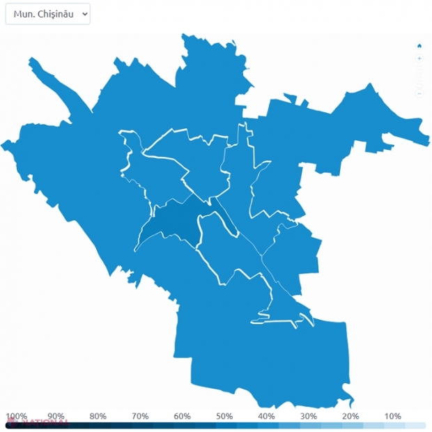 Rată de participare la vot mai mică decât cea generală: Cum se votează la Chișinău