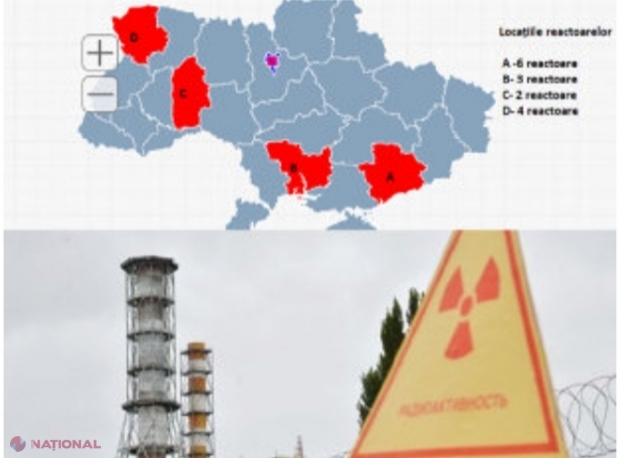 Dacă Rusia va ataca Ucraina, armata lui Putin va avea în faţă un pericol cu care nicio forţă invadatoare nu s-a mai confruntat vreodată. Ucraina are 15 reactoare nucleare ce pot duce oricând la un dezastru nemavăzut de la Cernobîl