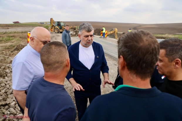 FOTO // Marcel Ciolacu aduce Autostrada UNIRII până la Chișinău. În 2025 încep lucrările pentru construcţia primelor loturi din autostrada A8 şi a podului de la Ungheni peste Prut