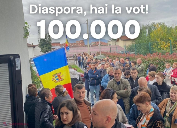 GALERIE FOTO // Mobilizare exemplară a cetățenilor R. Moldova din DIASPORĂ: Peste 100 000 de concetățeni au votat până acum la secțiile de votare deschise peste hotare. La unele secții, rândul este de peste 100 de persoane