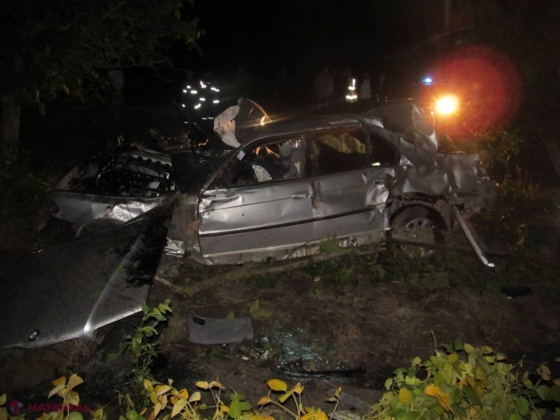 Viteză excesivă? Trei persoane au decedat într-un accident la Briceni