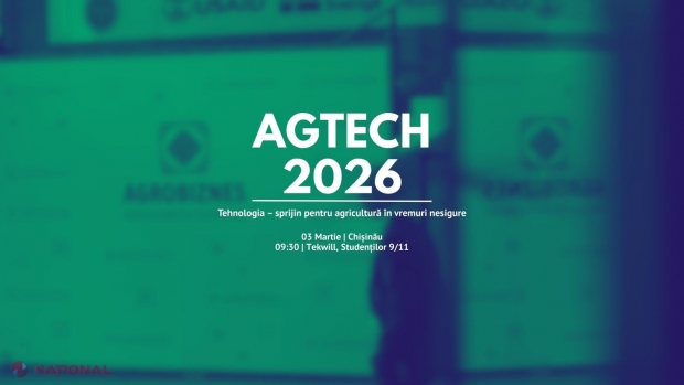 AgTech 2026 la Chișinău: conferință despre digitalizarea și modernizarea agriculturii din Republica Moldova