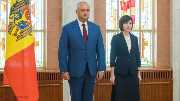 Dodon speră că Maia Sandu își va da DEMISIA din funcția de președinte al R. Moldova? „Sper că după patru ani, dacă nu va scrie mai devreme cererea de plecare din funcție…”. Președintele în exercițiu NU a fost invitat la ceremonia de inaugurare