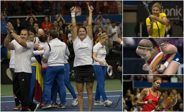 LECŢIE de tenis pentru AROGANTA Bouchard. România s-a calificat în Grupa Mondială din Fed Cup!