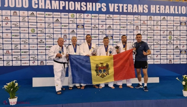 Sportivii veterani, care au obținut AURUL și argintul la Campionatul European, PREMIAȚI de A.S.I.C.S. Printre medaliați e și Mihail Malear de 78 de ani, deținătorul unui RECORD impresionant - 15 titluri de campion MONDIAL și european