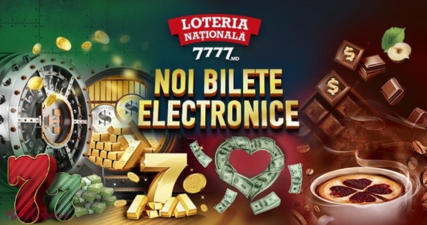 Noile bilete electronice de pe 7777.md deja au adus în conturile jucătorilor peste 5 398 304 de lei. Nu pierdeți ocazia să primiți jocuri GRATUITE și BONUSURI zilnice