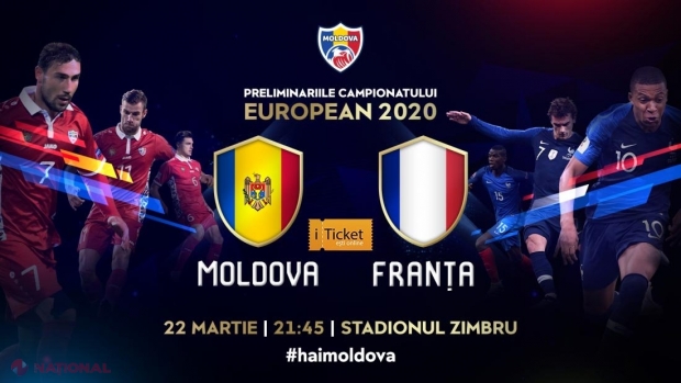 FMF va pune în VÂNZARE încă 600 de bilete la meciul dintre naționalele R. Moldova și campioana mondială, Franța