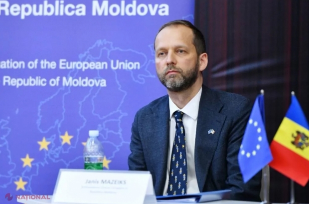 UE vine în AJUTORUL R. Moldova, după ce Rusia a decis să ne ÎNGENUNCHEZE. Jānis Mažeiks: „Suntem pregătiți să susținem Guvernul în depășirea acestei crize energetice. Responsabilitatea o poartă „Gazprom”