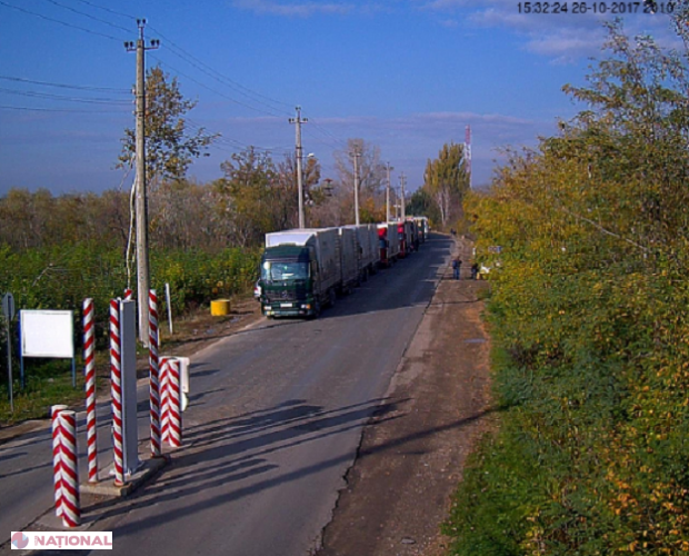 Transportatorii de mărfuri sunt îndemnați să EVITE Vama Sculeni până pe 4 noiembrie