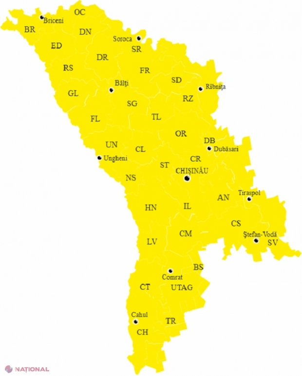 METEO // Se schimbă VREMEA: Cod galben de precipitații puternice, vânt și scădere bruscă a temperaturilor