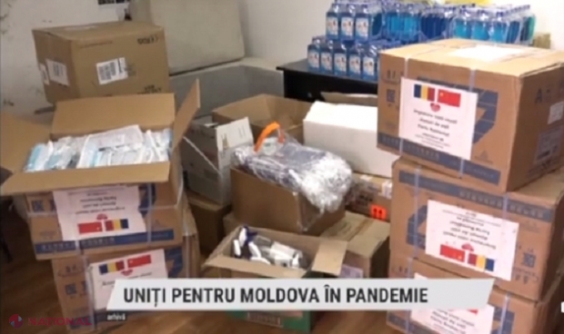 VIDEO // Materiale sanitare în valoare de zeci de mii de euro, strânse în Cluj-Napoca pentru a ajuta spitalele raionale din Hâncești și Fălești în lupta cu COVID-19: „Celor din România le pasă de frații de peste Prut” 