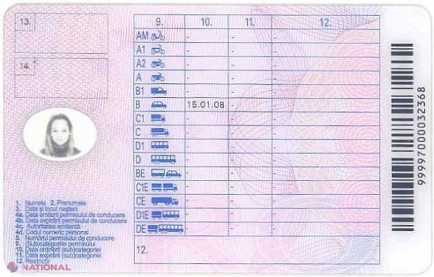 Permisele de conducere de tip nou din R. Moldova ar putea deveni permise italiene