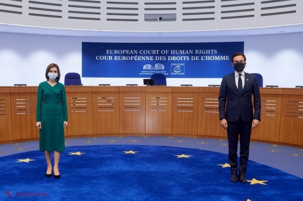 Maia Sandu i-a dezvăluit președintelui CtEDO planul său pentru reducerea numărului de cereri trimise de către cetățenii R. Moldova la Înalta Curte de la Strasbourg