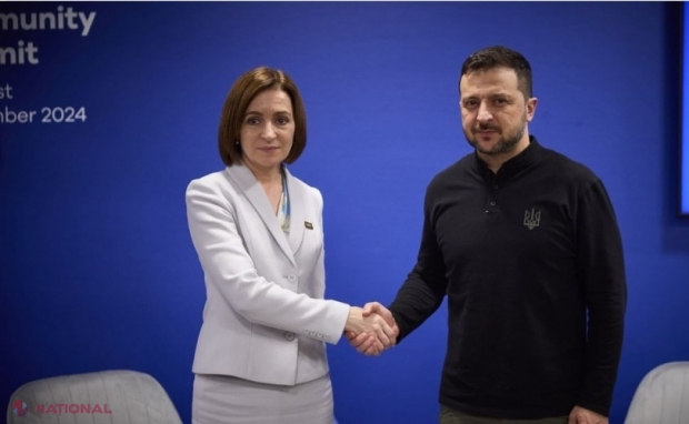 Volodimir Zelenski, discuții cu Maia Sandu la Budapesta: „Împreună trebuie să ne apărăm libertatea și viitorul comun european”